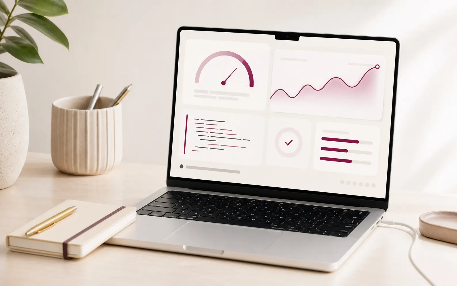 Moderne technische Website-Basis mit Fokus auf Performance und Ladezeit