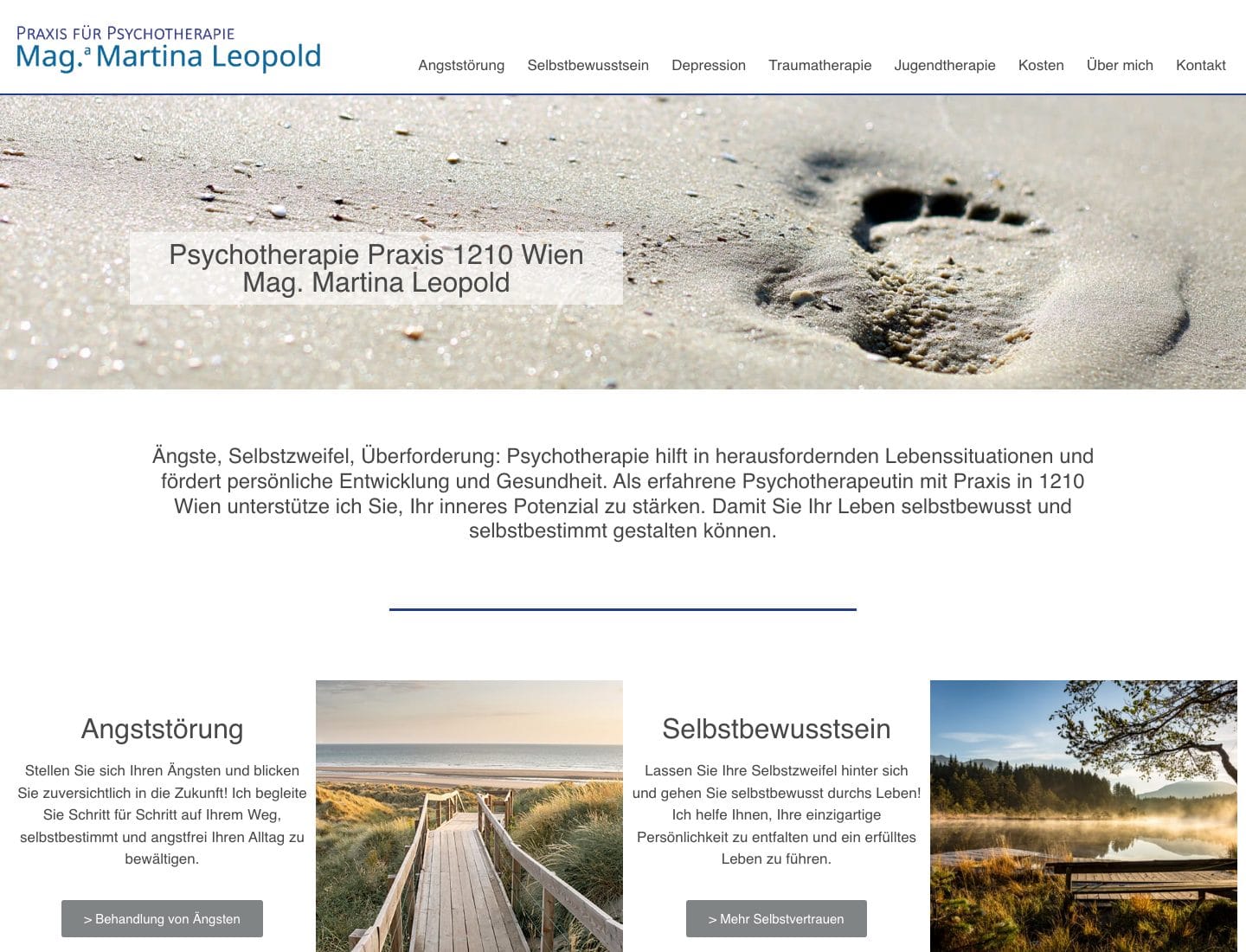 Website-Projekt Martina Leopold