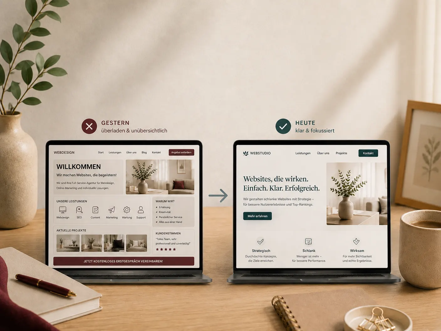 Warum moderne Websites schlanker sein dürfen – und trotzdem besser ranken