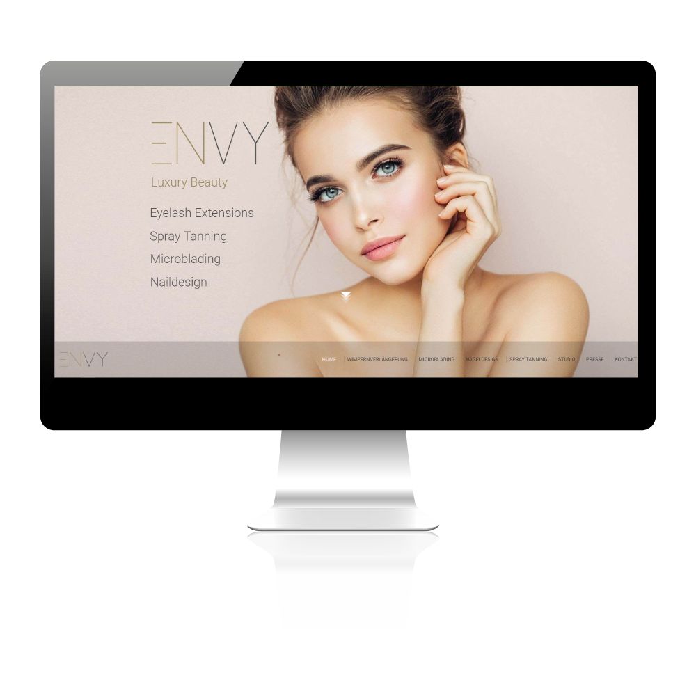 Individuelle und professionelle Websiteerstellung für Kosmetikstudio in Wien.