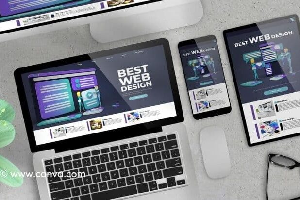 Modernes Webdesign für DienstleisterInnen auf Desktop, Tablet und Smartphone -Warum deine Website das Herzstück deines Business ist.